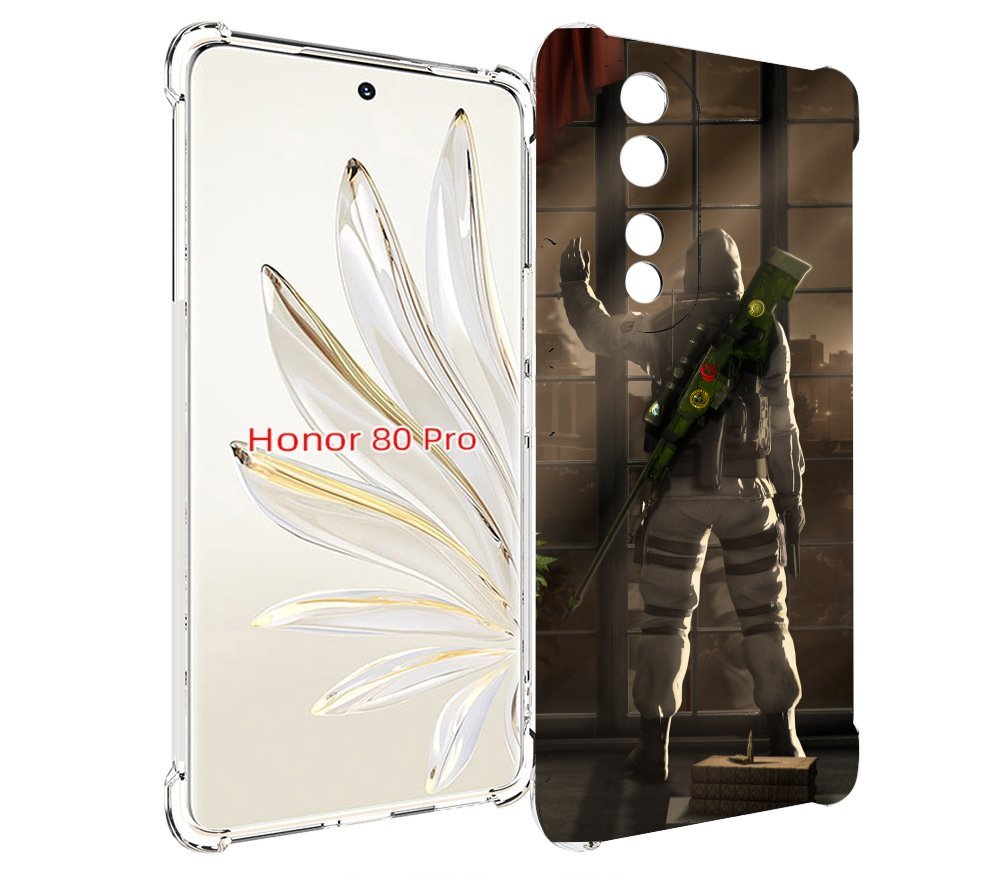 

Чехол MyPads Контр-Страйк-в-дыму для Honor 80 Pro, Прозрачный, Tocco