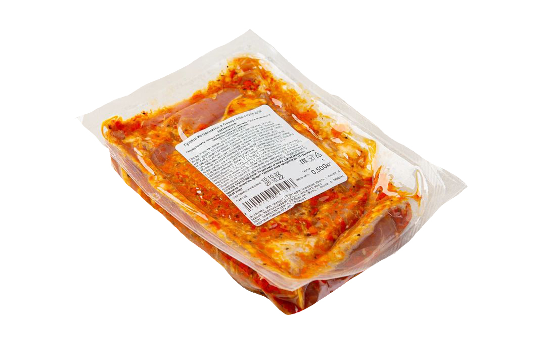 

Гуляш из свинины ВкусВилл в баварском соусе для запекания охлажденный 500 г