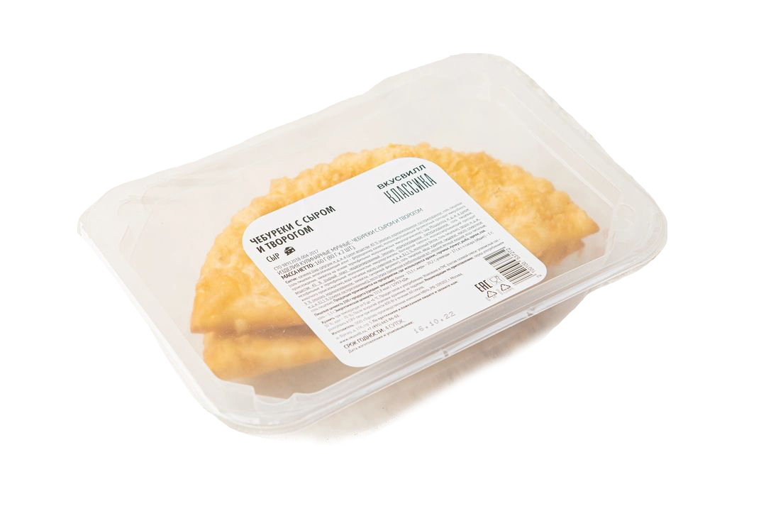 

Чебуреки с сыром и творогом ВкусВилл 160 г