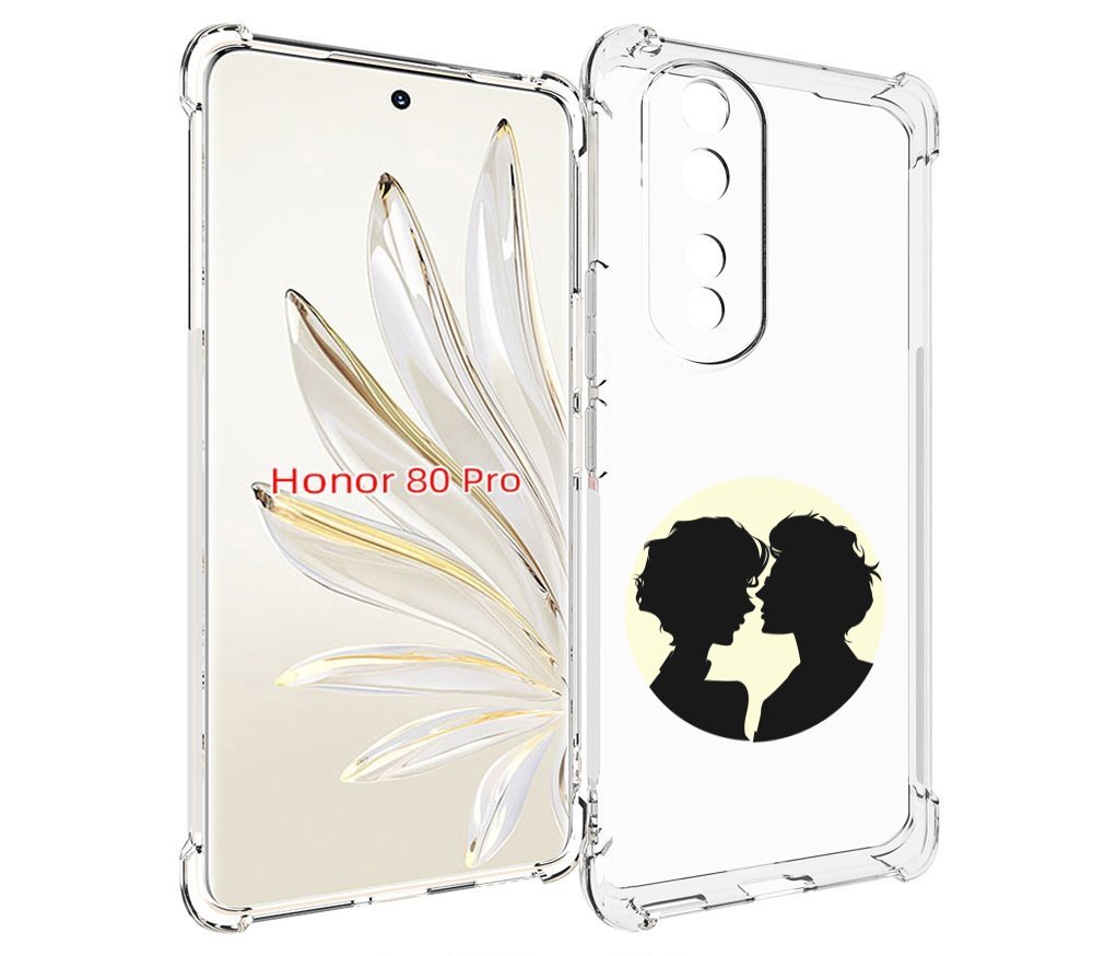 

Чехол MyPads Картина для Honor 80 Pro, Прозрачный, Tocco