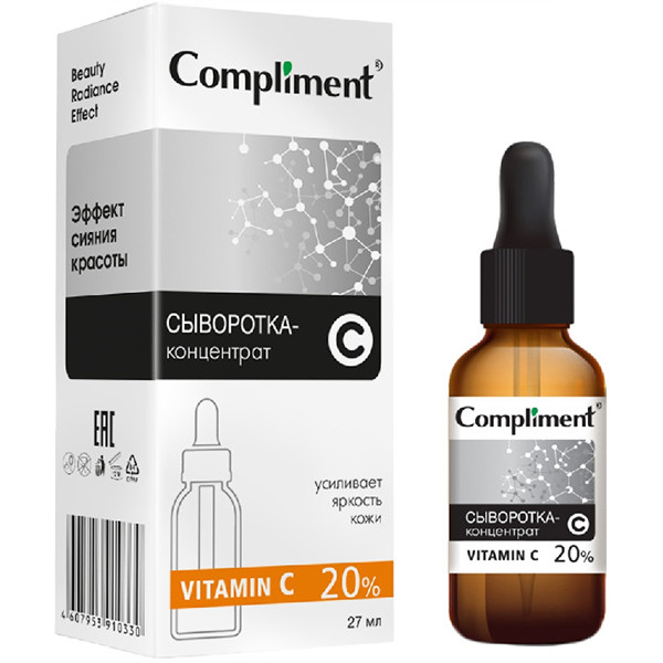 фото Сыворотка-концентрат compliment vitamin c, 27 мл