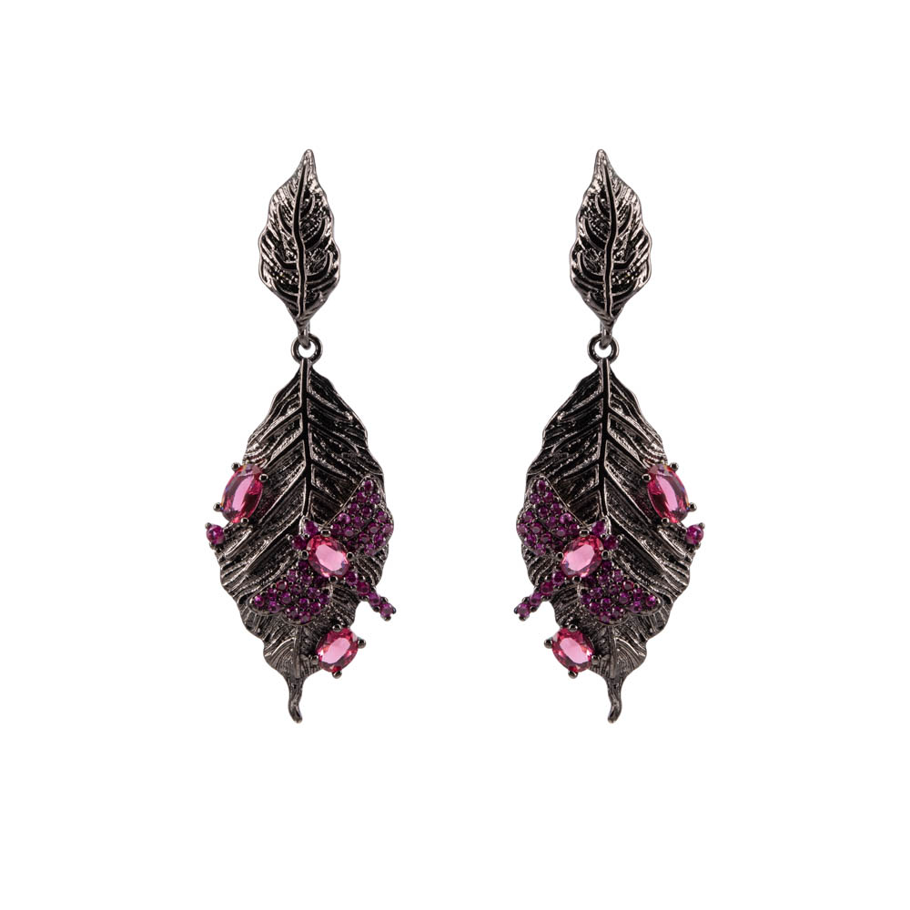 

Серьги женские OTOKODESIGN 1-56453 черные, 1-56453