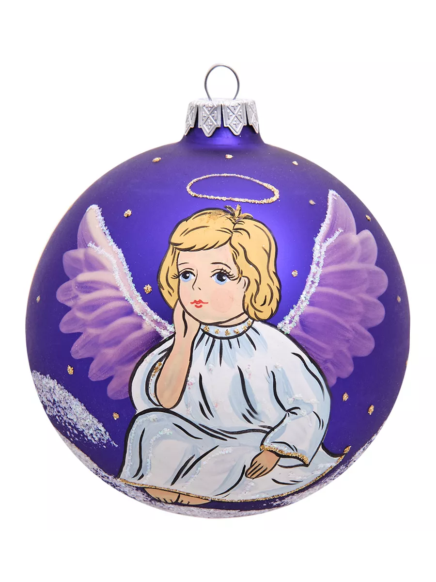 

Набор елочных игрушек Ангел 8 см, 7 шт, art155toy1102 ,разноцветный