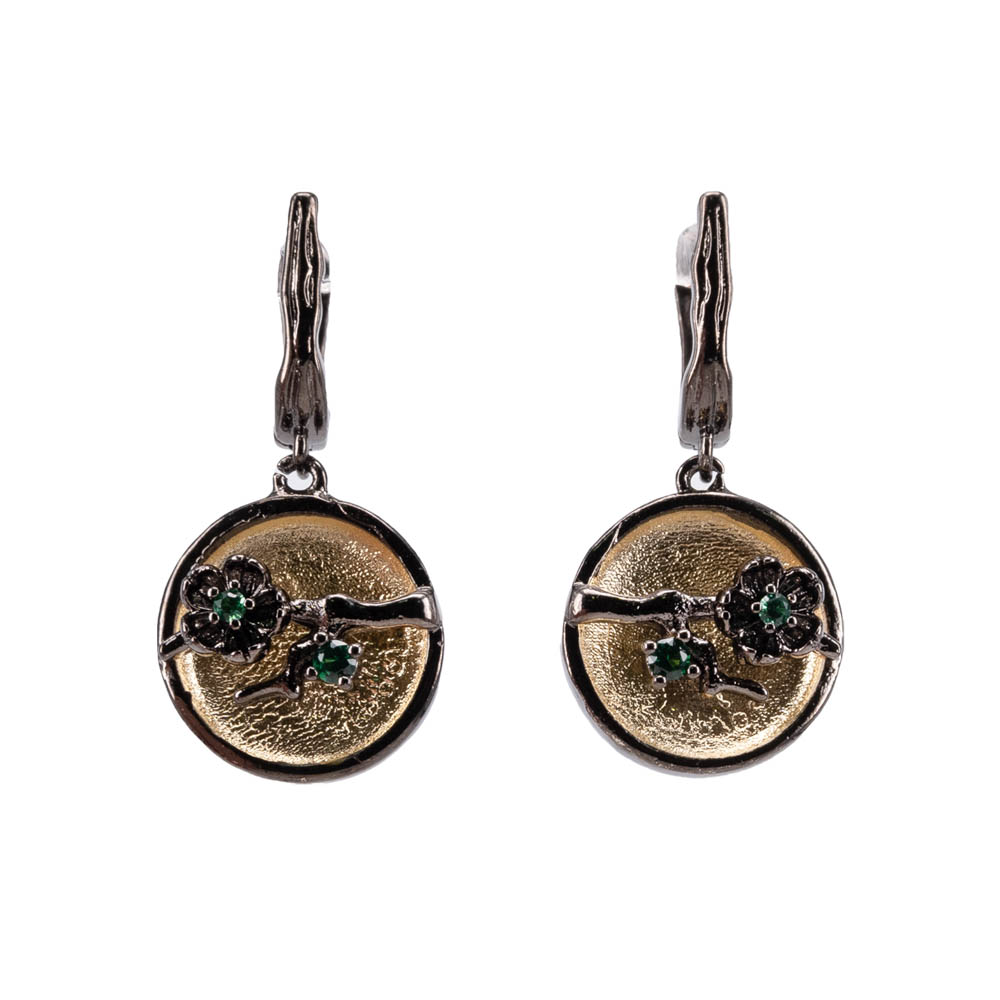 

Серьги женские OTOKODESIGN 1-56461 черные, 1-56461