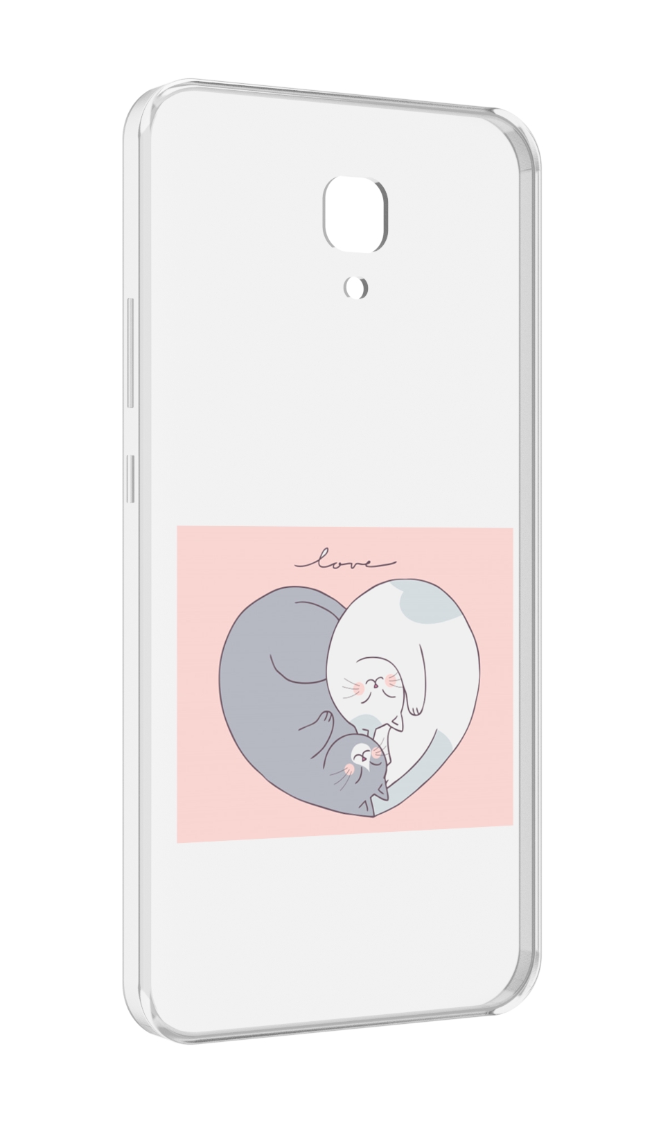 

Чехол MyPads котики-в-форме-сердца для Meizu M5 Note, Прозрачный, Tocco