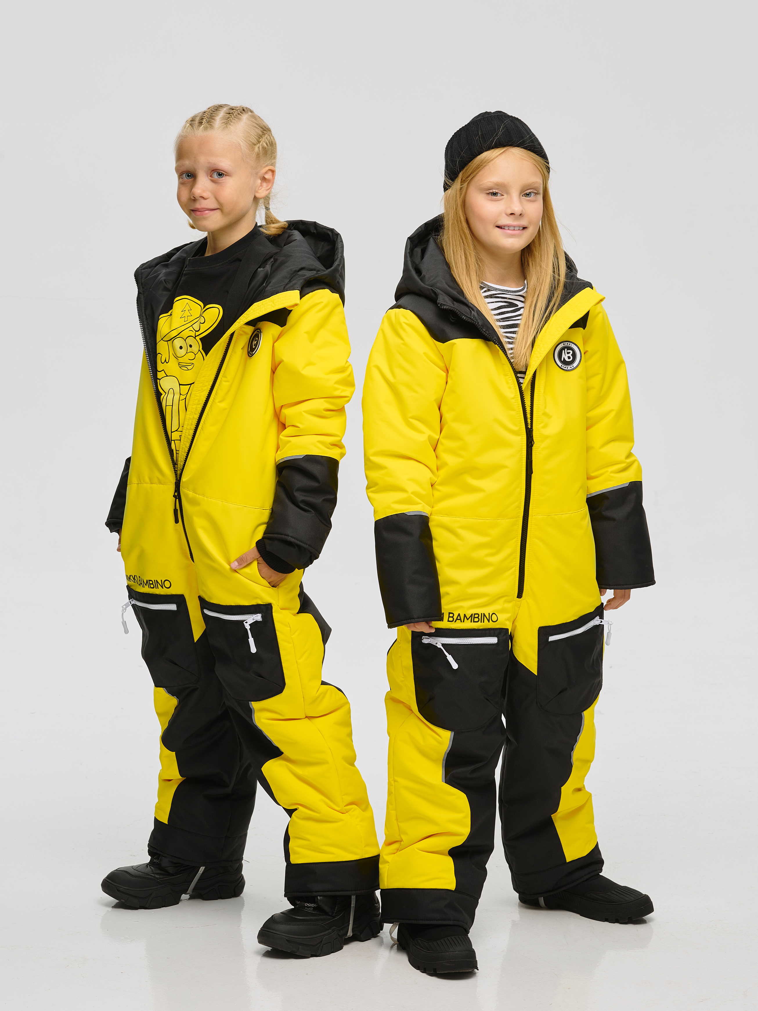 Комбинезон детский Nikki Bambino Zima00, желтый, 98