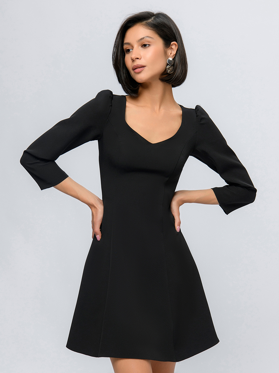 

Платье женское 1001dress 0103006BK черное 40 RU, Черный, 0103006BK