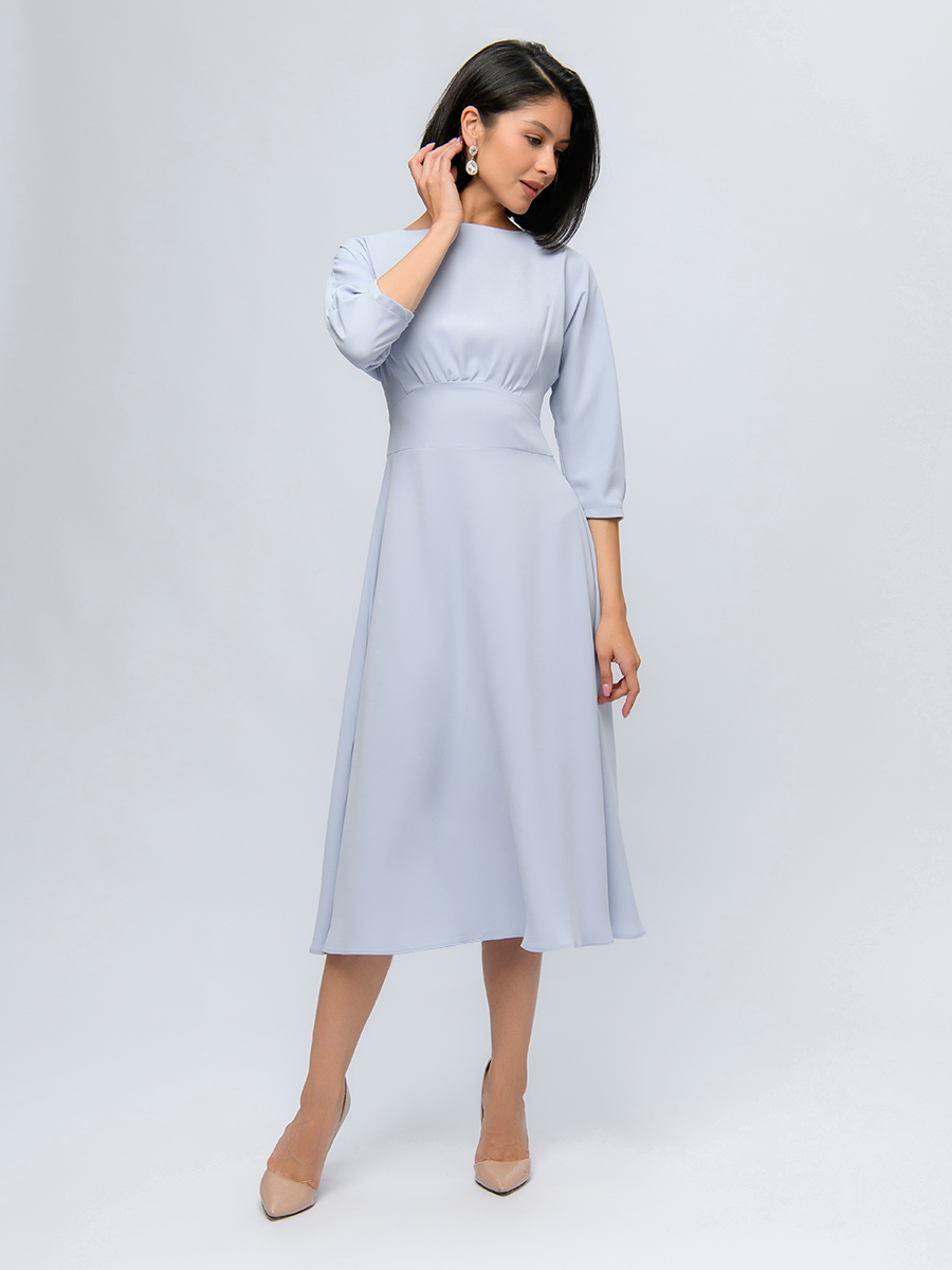 

Платье женское 1001dress 0102614GB голубое 52 RU, Голубой, 0102614GB