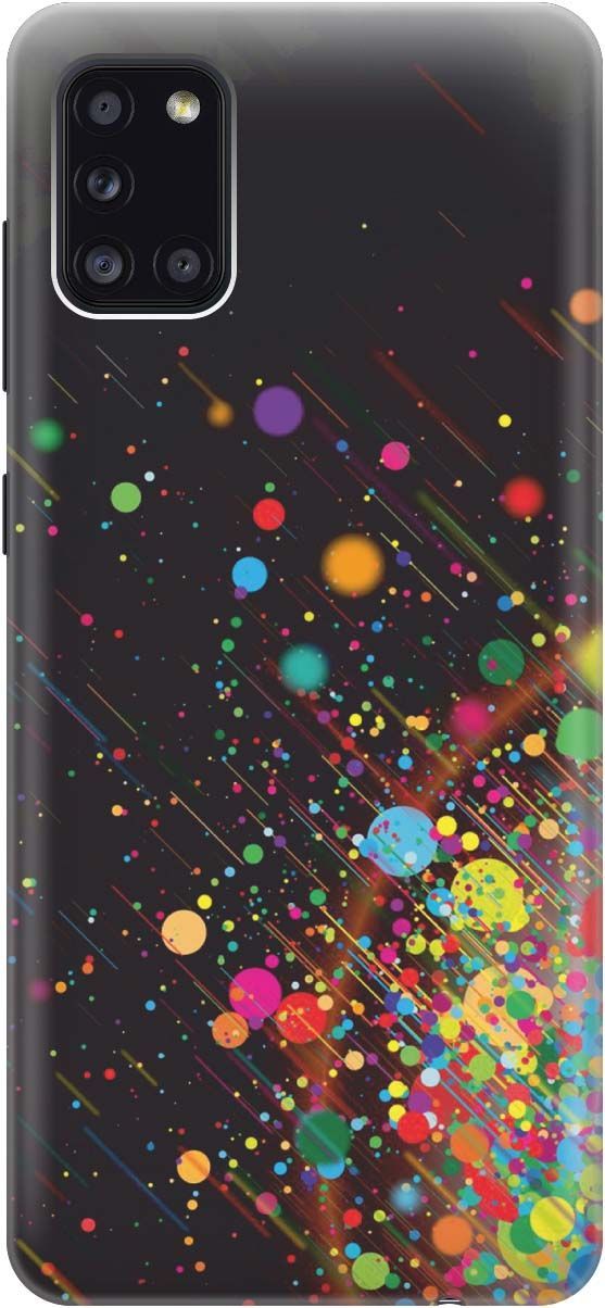 

Силиконовый чехол на Samsung Galaxy A31 "Яркое настроение", Зеленый;красный, 284