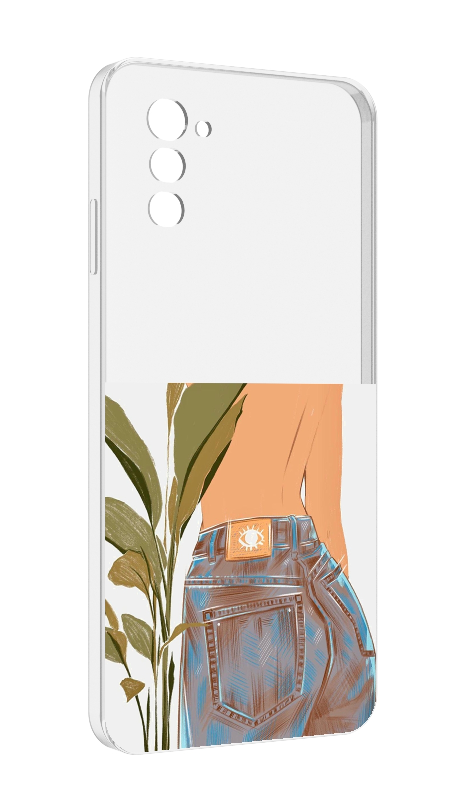 

Чехол MyPads девушка-в-джинсах для UleFone Note 12 / Note 12P, Прозрачный, Tocco