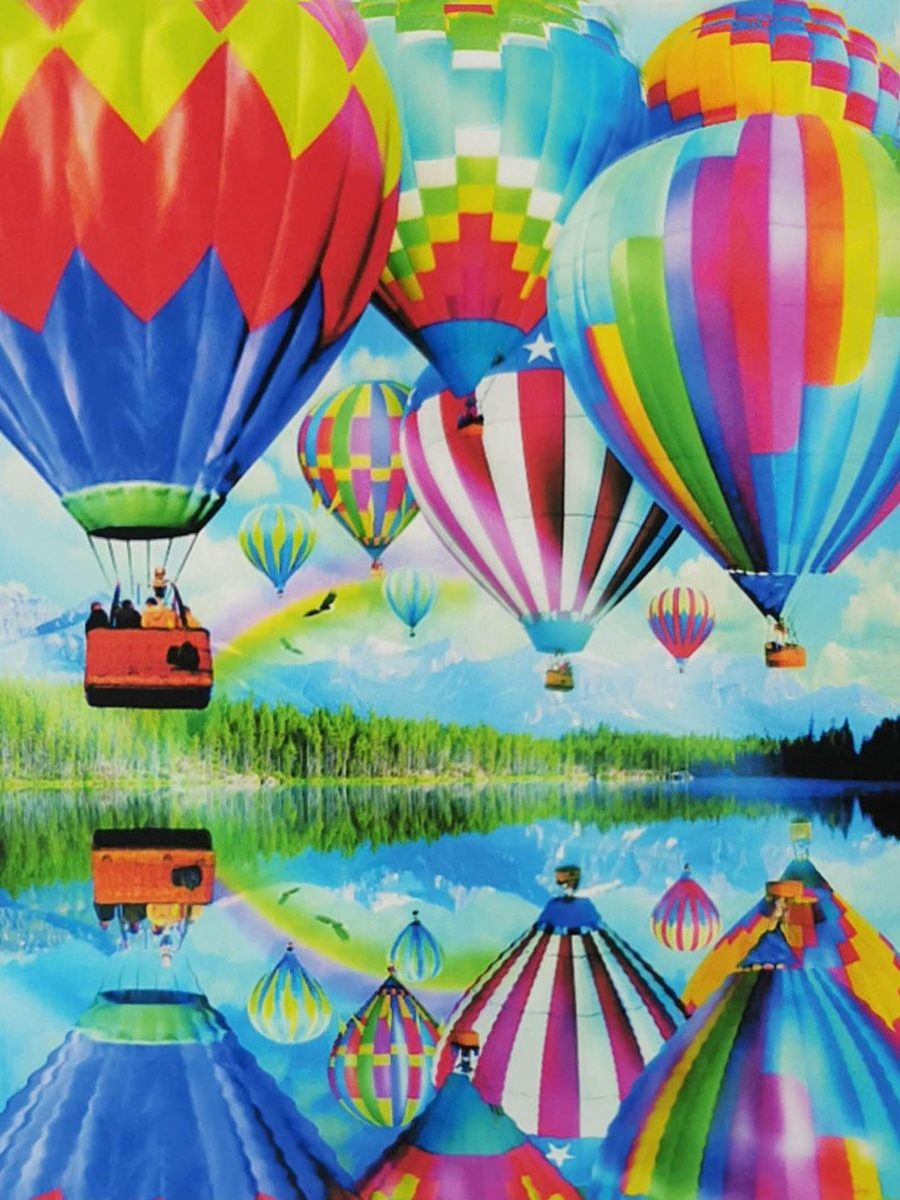 

Алмазная мозаика JS24628 воздушные шары на подрамнике 20х30, 20х30