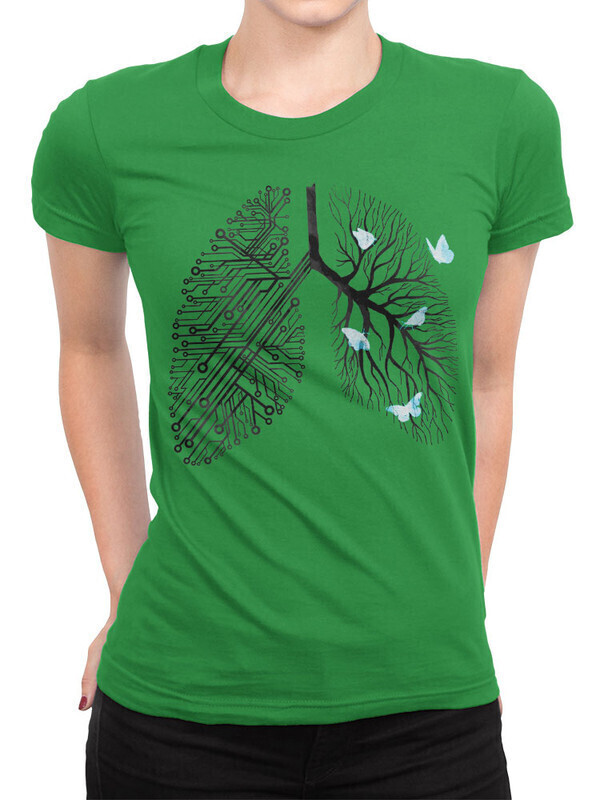 Футболка женская Dream Shirts Лёгкие 5000853-1 зеленая M