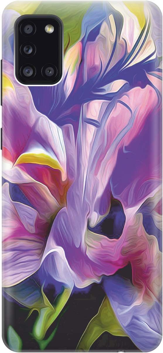 

Силиконовый чехол на Samsung Galaxy A31 "Цветочная абстракция", Зеленый;синий, 284