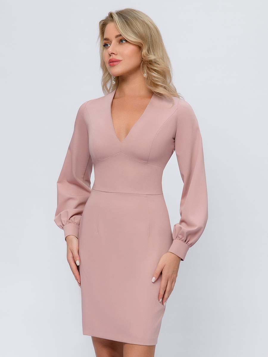 

Платье женское 1001dress 102753 розовое 46 RU, Розовый, 102753
