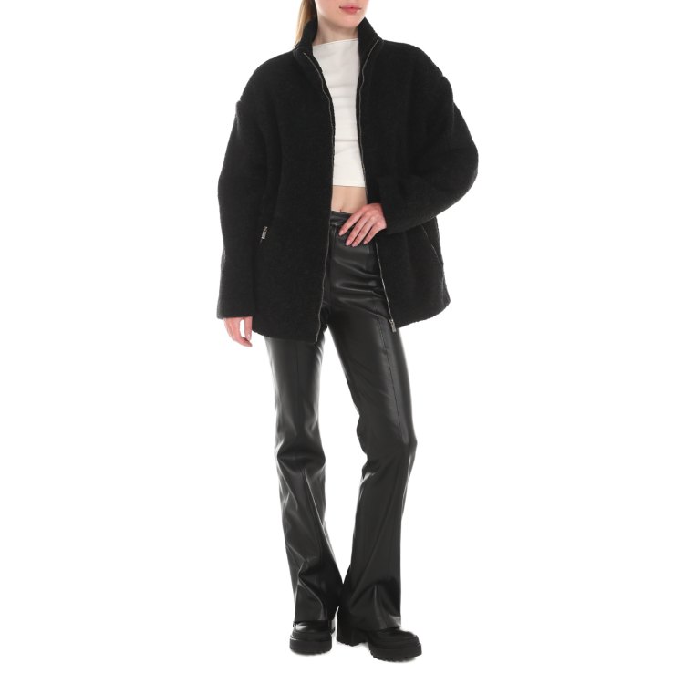

Пальто женское Calzetti LOTTIE черное XL, Черный, LOTTIE
