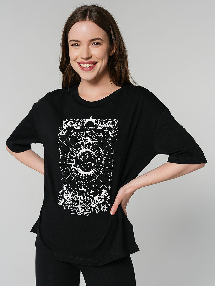 

Футболка женская ТВОЕ 79971 черная XL, 79971