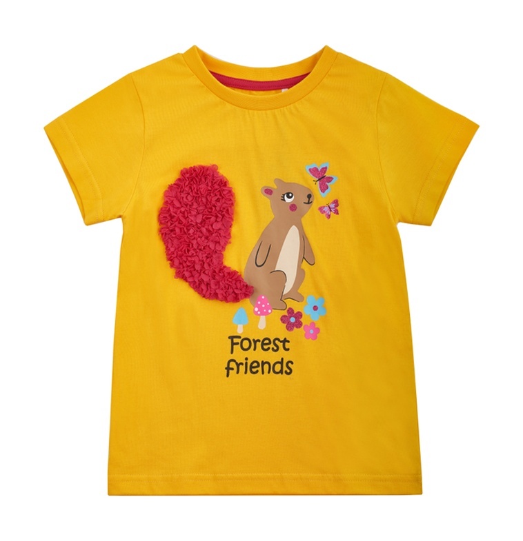 

Футболка детская Kari Kids AW24C60003512, желтый, 110, 233962