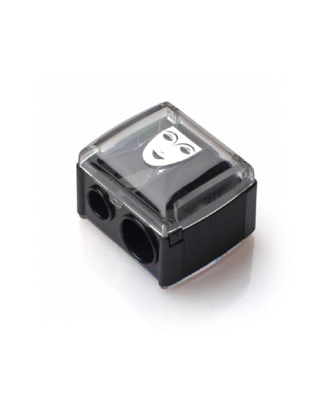 

Точилка для карандашей Kryolan Cosmetic Pencil Sharpeners, с 2 отверстиями, Черный