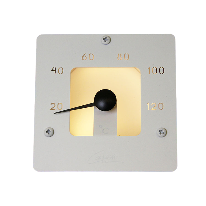 Термометр CARIITTI SQ (белый) с подсветкой