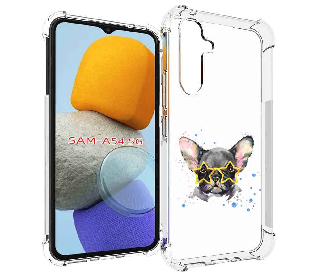 

Чехол MyPads буля в очках для Samsung Galaxy A54, Tocco