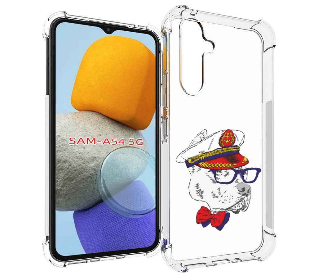 

Чехол MyPads бульдог для Samsung Galaxy A54, Tocco