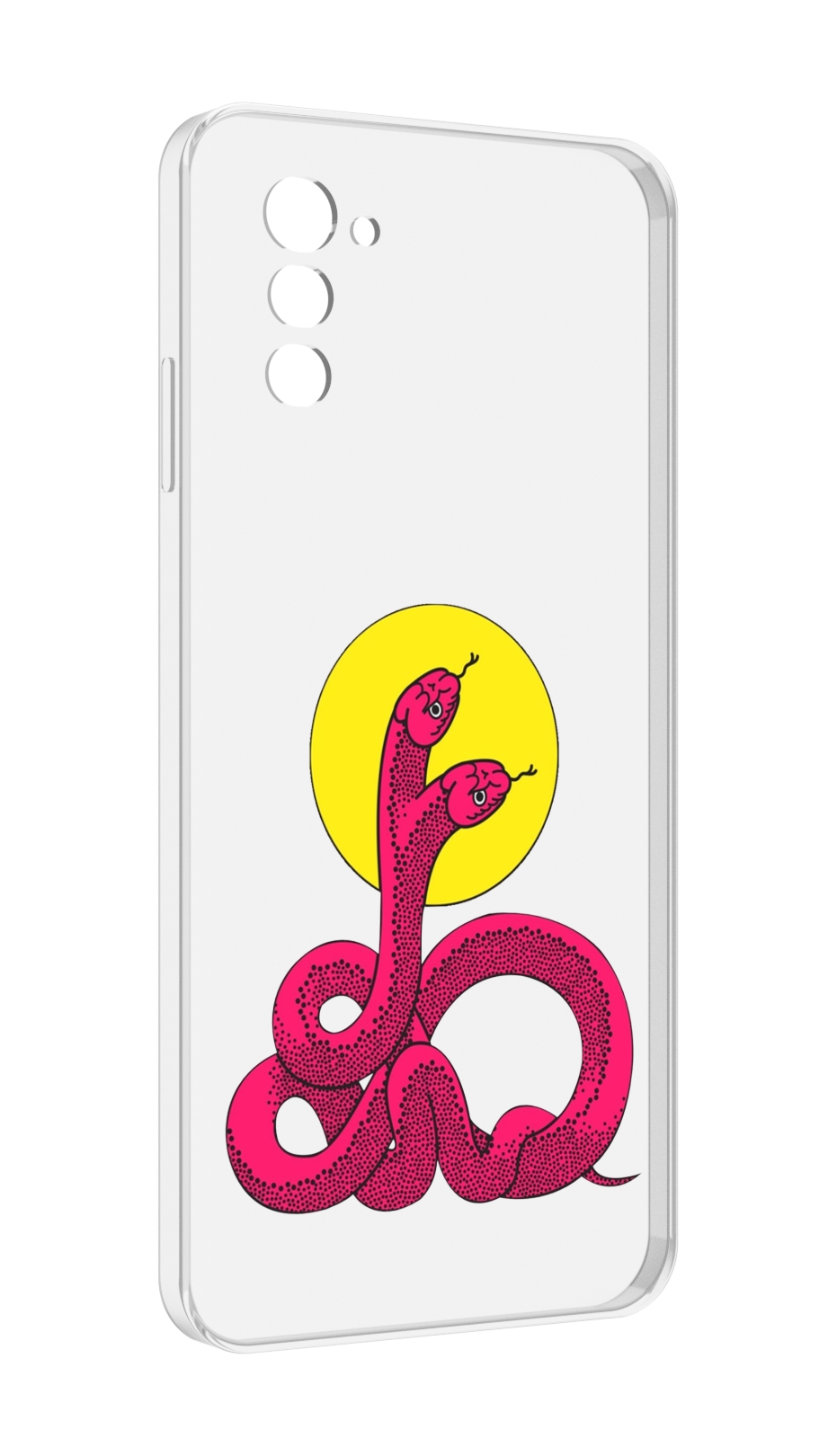 

Чехол MyPads двухголовая-змея для UleFone Note 12 / Note 12P, Прозрачный, Tocco