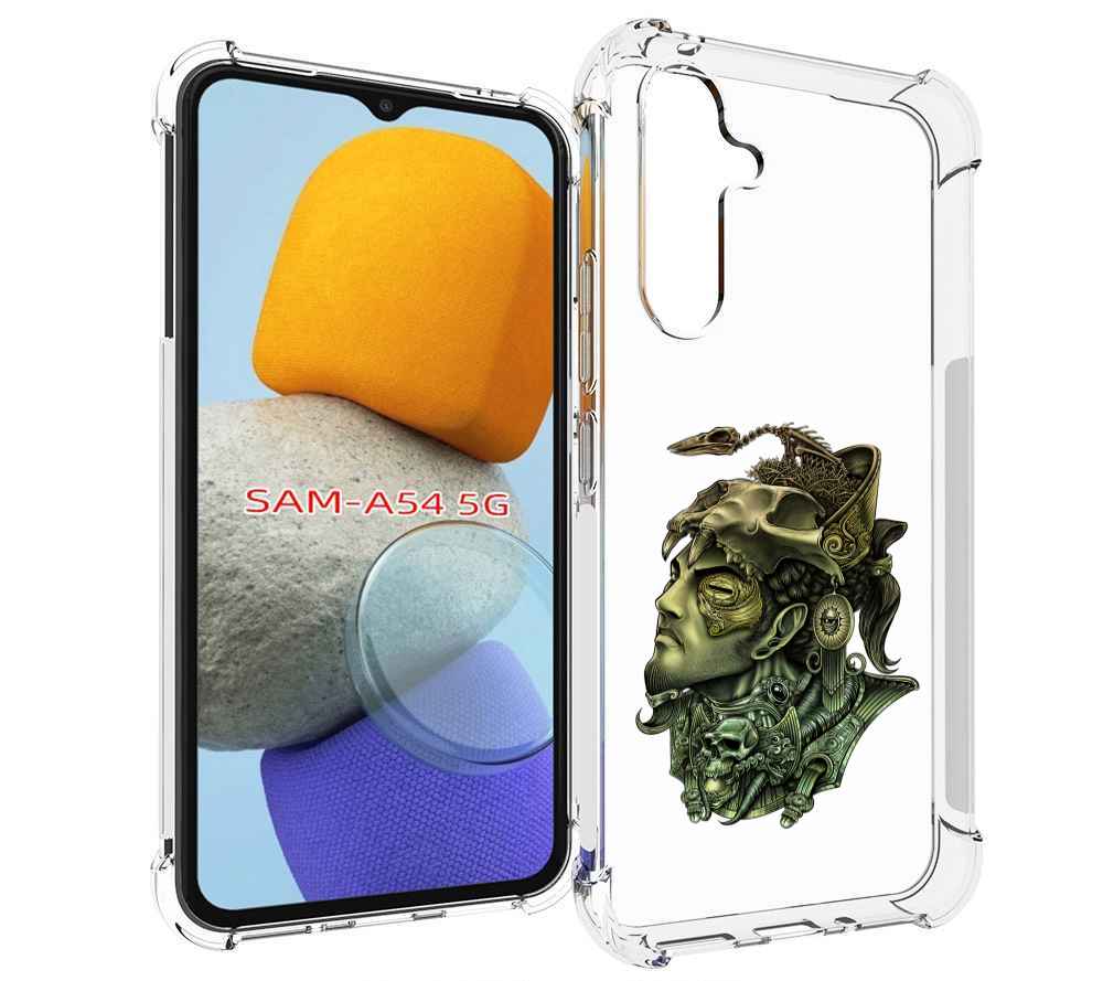 

Чехол MyPads бронзовый воин для Samsung Galaxy A54, Tocco