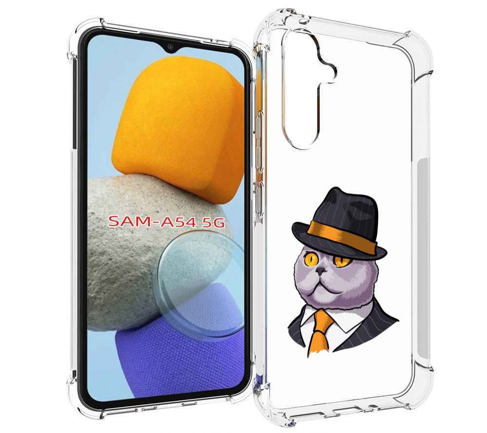 

Чехол MyPads британец для Samsung Galaxy A54, Tocco