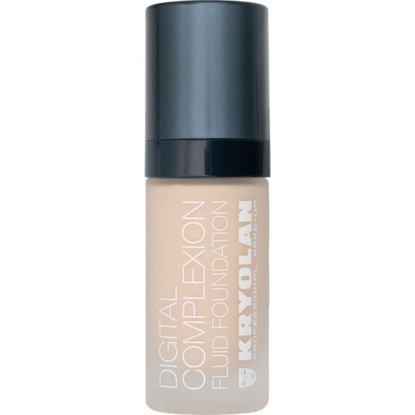 фото Тональная основа kryolan digital complexion fluid foundation, тон o14, 30 мл