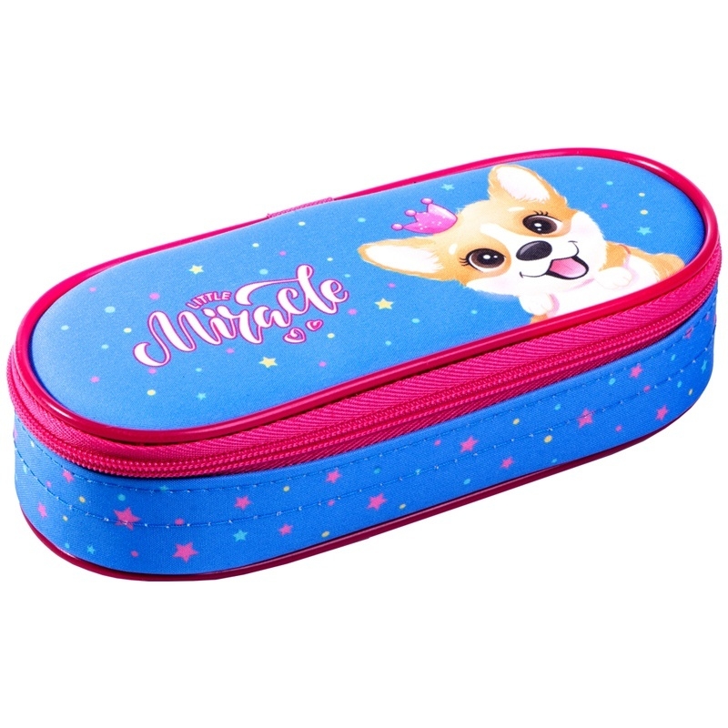 

Пенал корпусный Berlingo 1 отделение, "Cute corgi", 210*85*50 мм, полиэстер