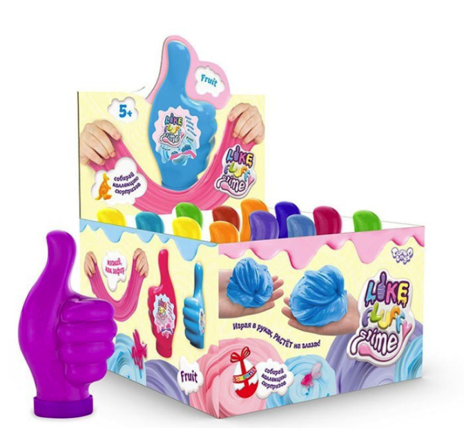 

Вязкая масса-лизун Like Fluffy Slime, 300 г Danko Toys LFS-01-01, LFS-01-01