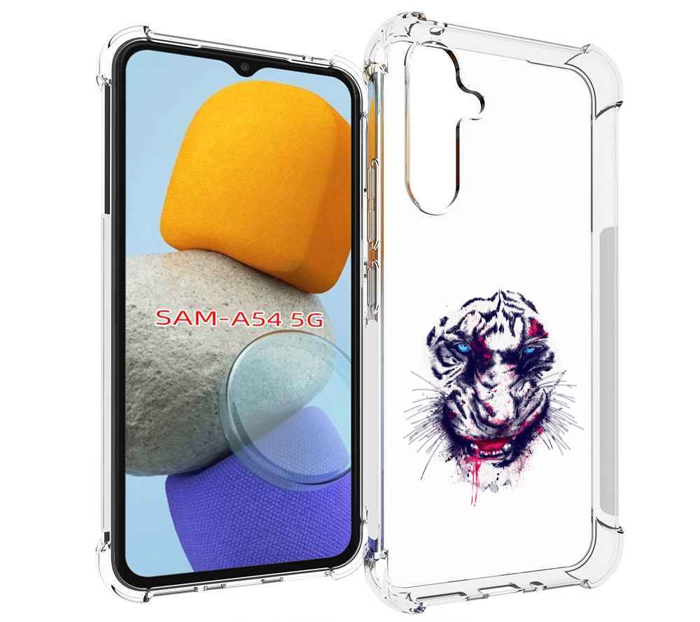 

Чехол MyPads безумный тигр для Samsung Galaxy A54, Tocco