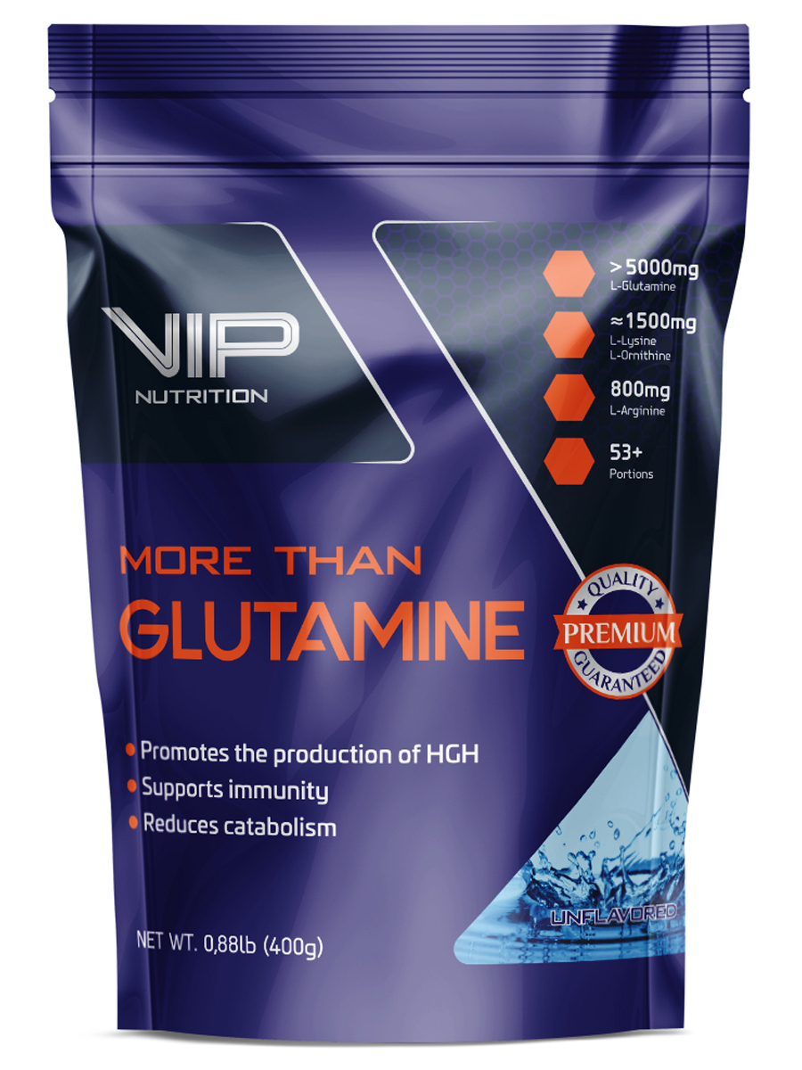 

Глютамин VIP Nutrition More Than Glutamine 400г