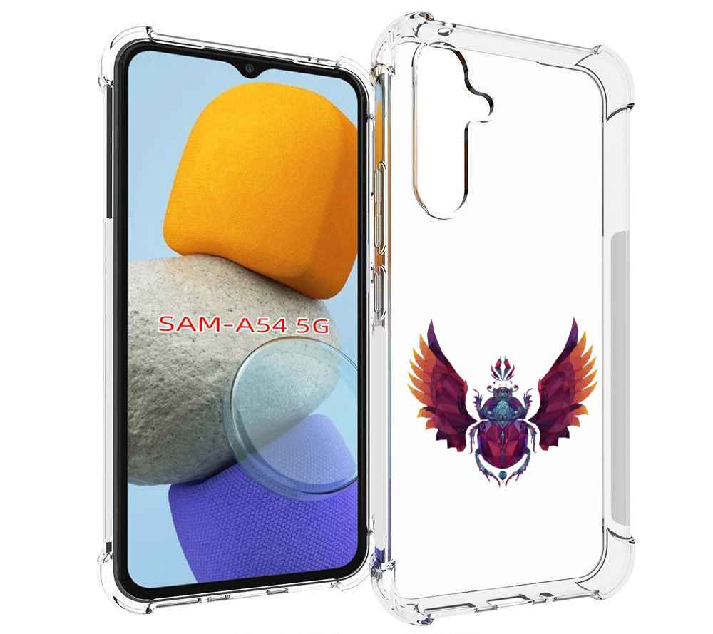 

Чехол MyPads алмазный скоробей для Samsung Galaxy A54, Tocco