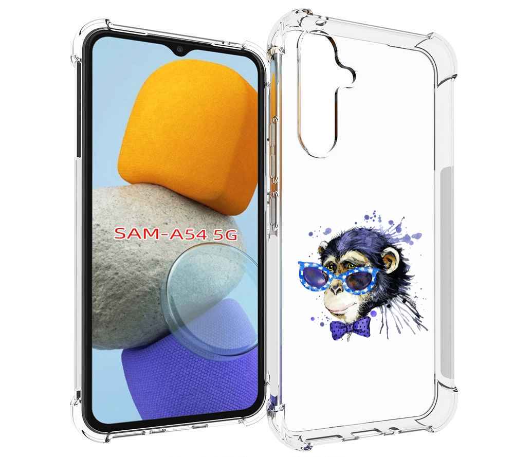 

Чехол MyPads акварельная обезьяна для Samsung Galaxy A54, Tocco
