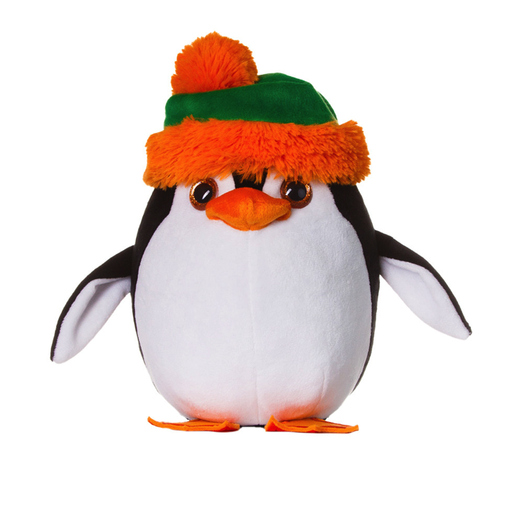 фото Мягкая игрушка пингвин в шапке, 25 см malvina