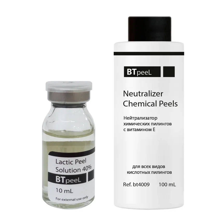 фото Молочный пилинг btpeel 40% + нейтрализатор химических пилингов