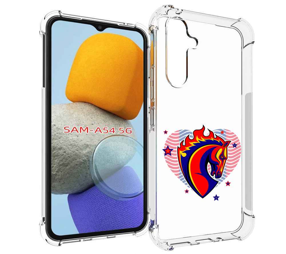 

Чехол MyPads ФК ЦСЛ Лошадь для Samsung Galaxy A54, Tocco