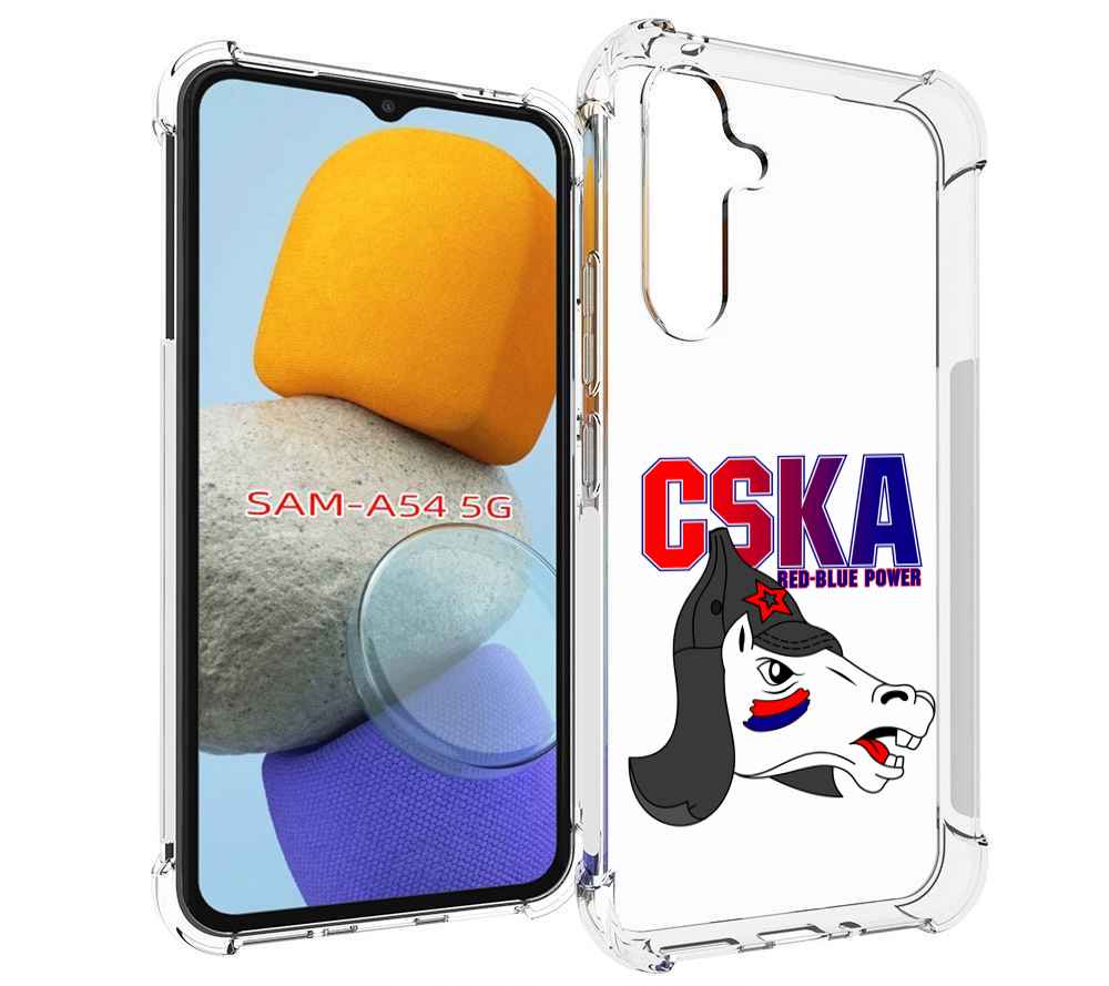 

Чехол MyPads ФК ЦСК лошадка россия для Samsung Galaxy A54, Tocco