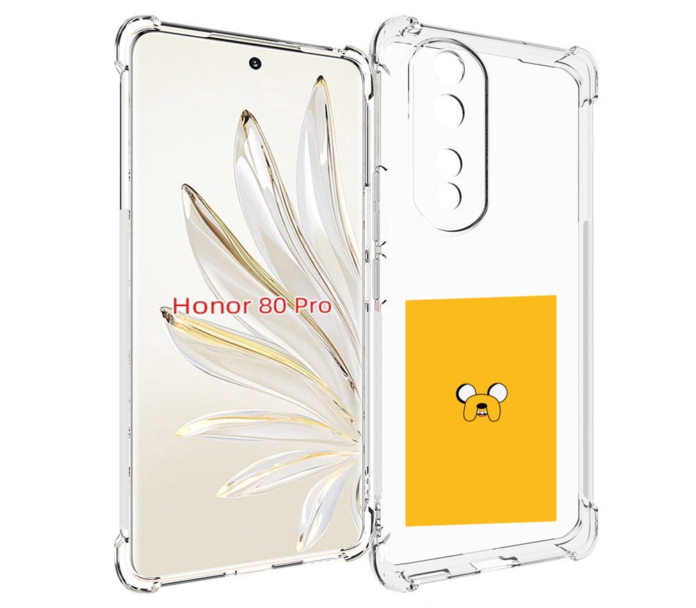

Чехол MyPads Джейк-время-приключений для Honor 80 Pro, Прозрачный, Tocco