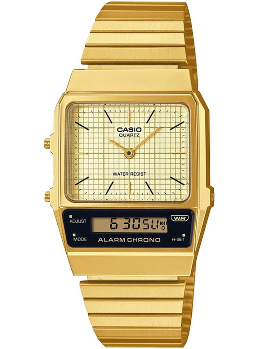 

Наручные часы мужские Casio AQ-800EG-9A золотистые, AQ-800EG-9A