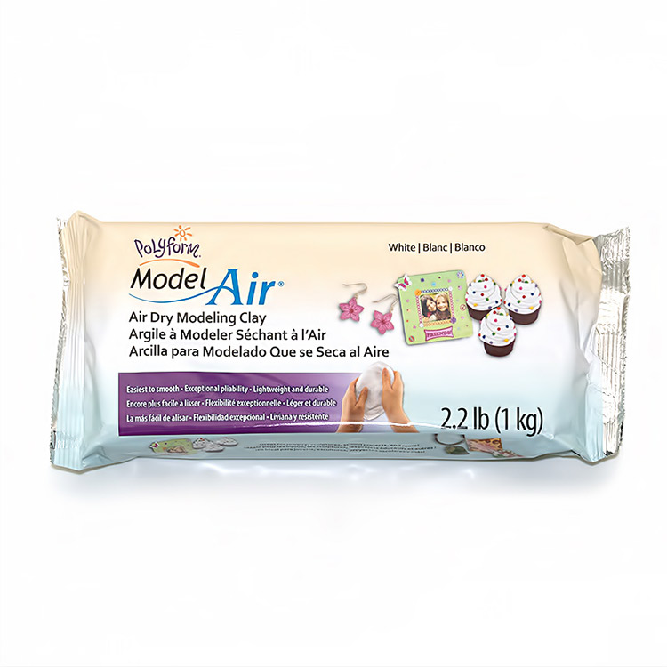 

Полимерная глина Sculpey Model Air, цвет белый, 1 кг