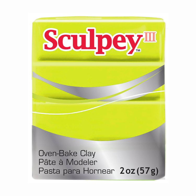 

Полимерная глина Sculpey III, цвет 534 неоновый желтый, 42 г