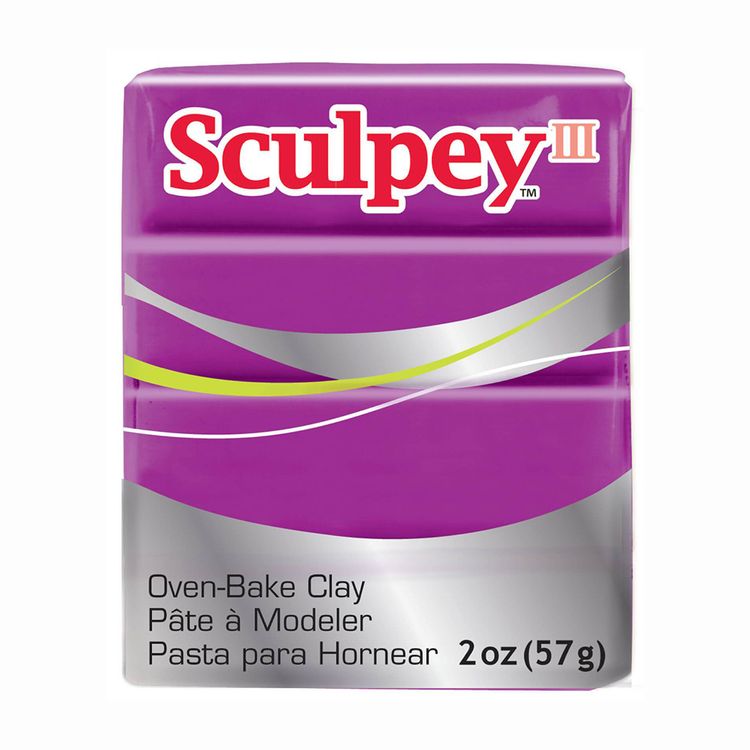

Полимерная глина Sculpey III, цвет 515 фиолетовый, 42 г