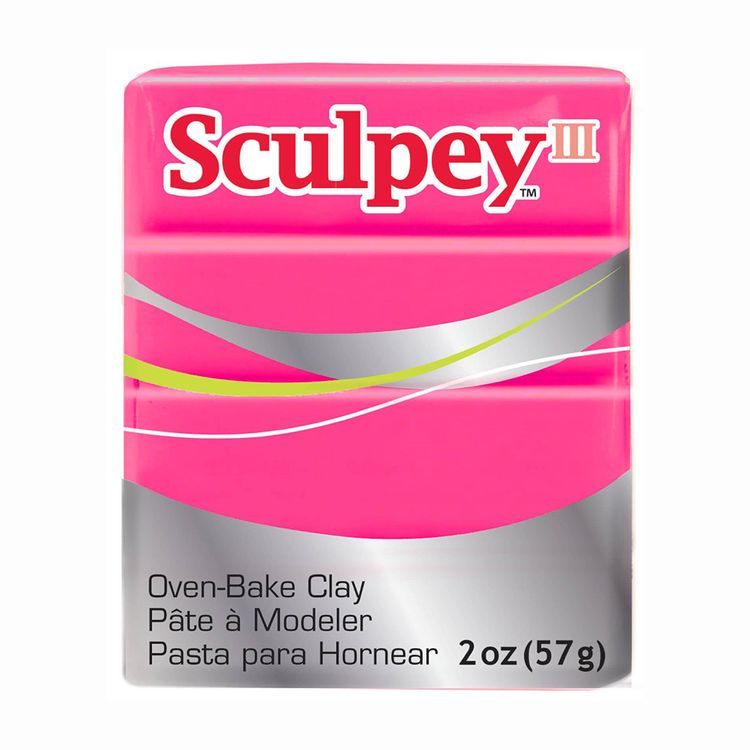 

Полимерная глина Sculpey III, цвет 503 ярко-розовый, 42 г