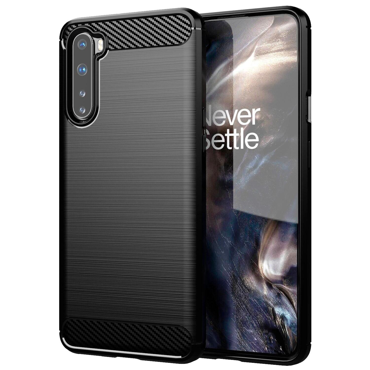 

Чехол Caseport Carbon для OnePlus Nord Black, Черный