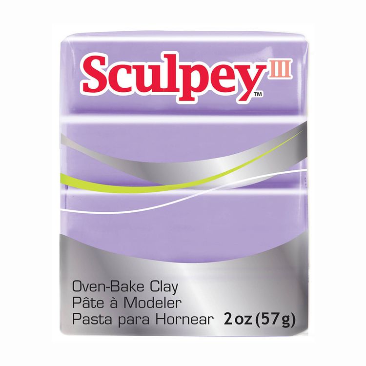 

Полимерная глина Sculpey III, цвет 1216 сиреневый, 85 г, Фиолетовый