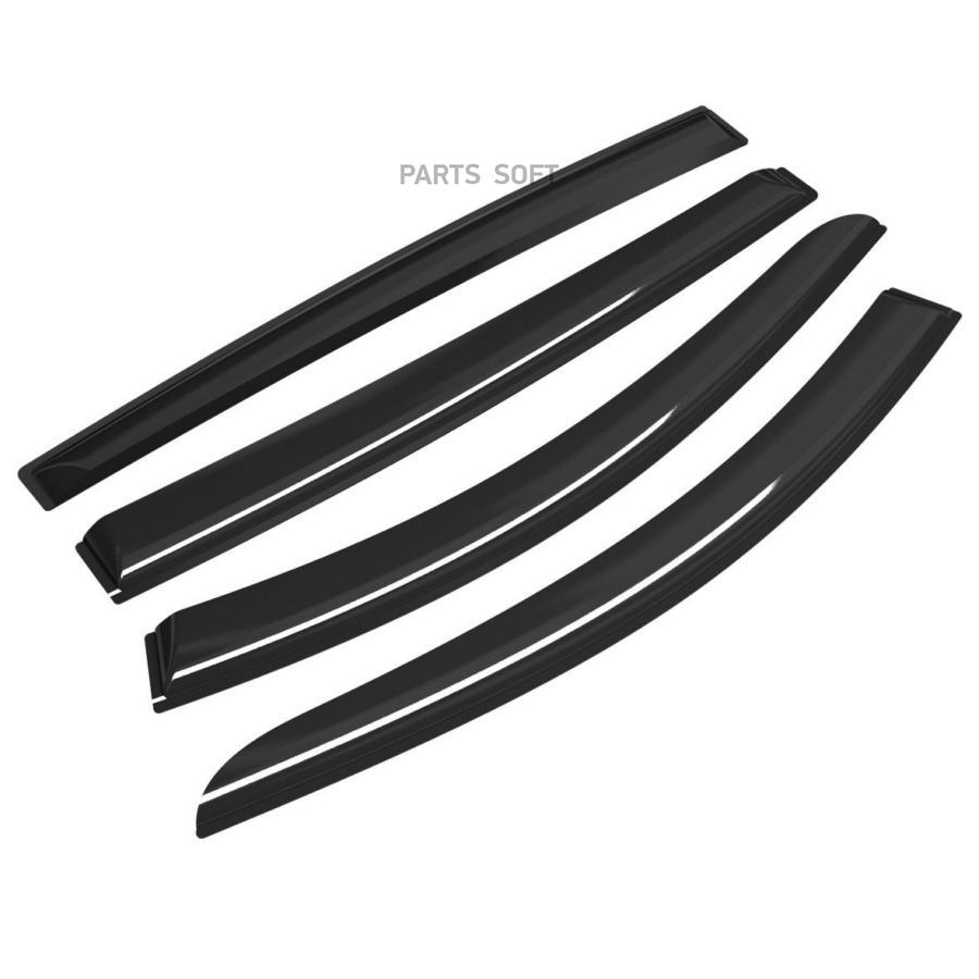 

VORON GLASS DEF00857 Комплект дефлекторов серия CORSAR Renault Megane III Hb 5D 2009-н.в.