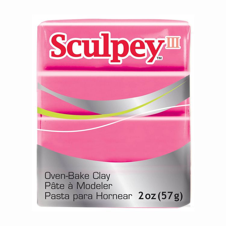 

Полимерная глина Sculpey III, цвет 1142 розовый леденец, 85 г