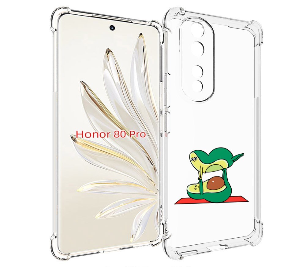 

Чехол MyPads Две-половинки для Honor 80 Pro, Прозрачный, Tocco